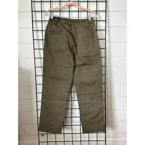 American Bazi Olive Green Cargo Twill Joggers sz medium NWT‎ - Picture 5 of 10